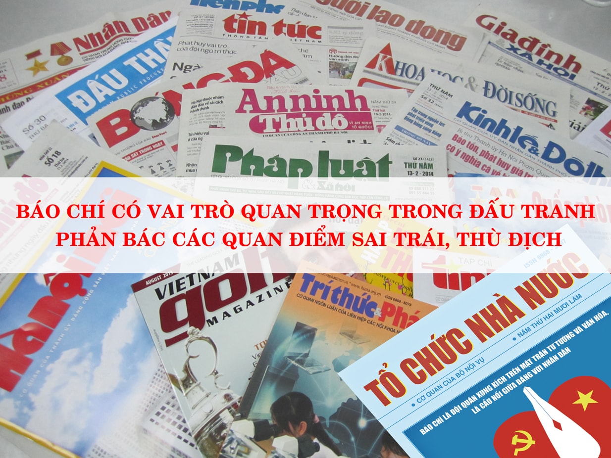 Tăng cường đấu tranh phản bác các quan điểm sai trái của các thế lực thù địch. Ảnh minh họa