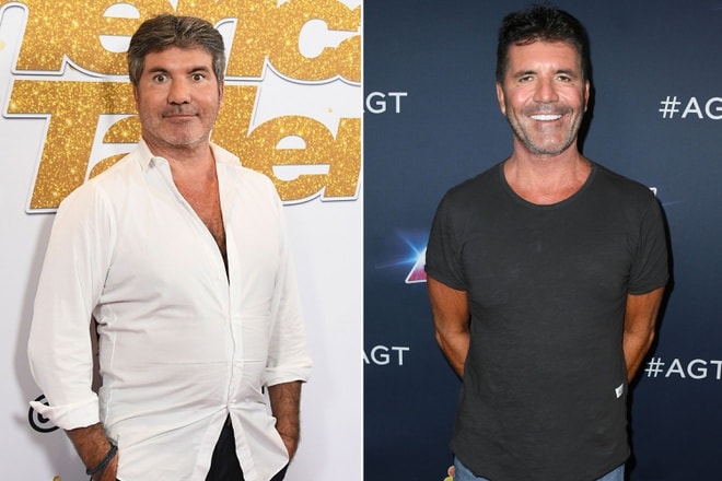 Simon Cowell đã giảm gần 10kg sau khoảng một năm.