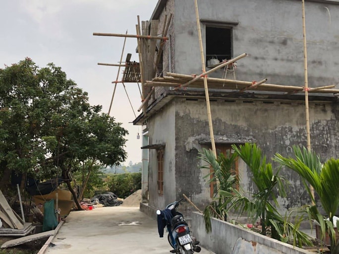 Hiện trường vụ sập giàn giáo. Ảnh: tiin.vn