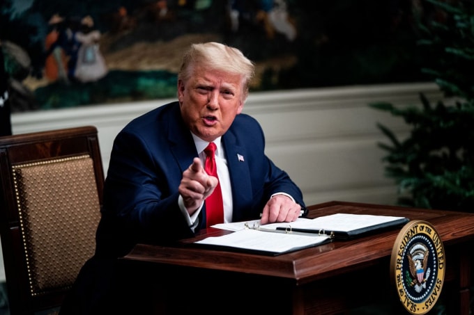 Tòa áo Tối cao Hoa Kỳ đã bác đơn kiện của nhóm ông Trump nhằm ngăn chặn kết quả bầu cử ở bang Pennsylvania - Ảnh: Getty