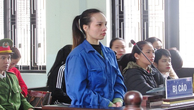 Bị cáo Trần Thị Như Ý tại phiên tòa xét xử. Ảnh: baophapluat.vn