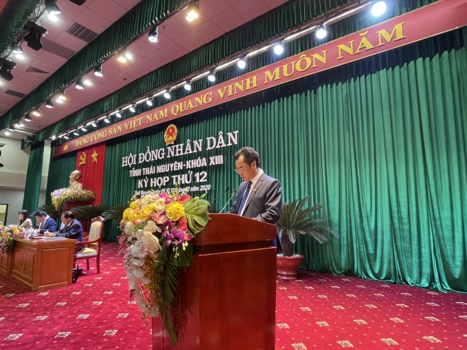 Ông Trịnh Việt Hùng - Tân Chủ tịch UBND tỉnh Thái Nguyên. Ảnh: Hoàng Dương