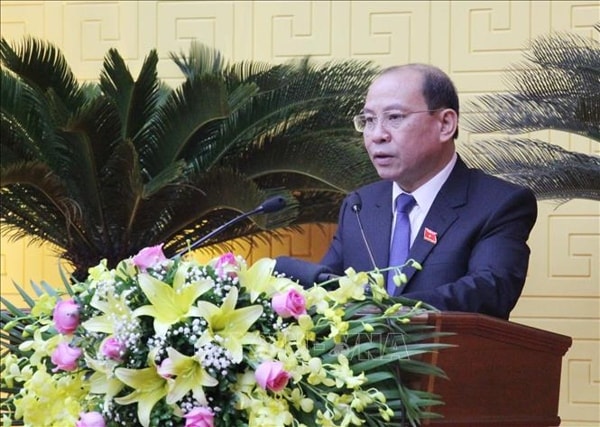 Ông Bùi Đức Hinh, Chủ tịch HĐND tỉnh Hòa Bình. Ảnh: TTXVN