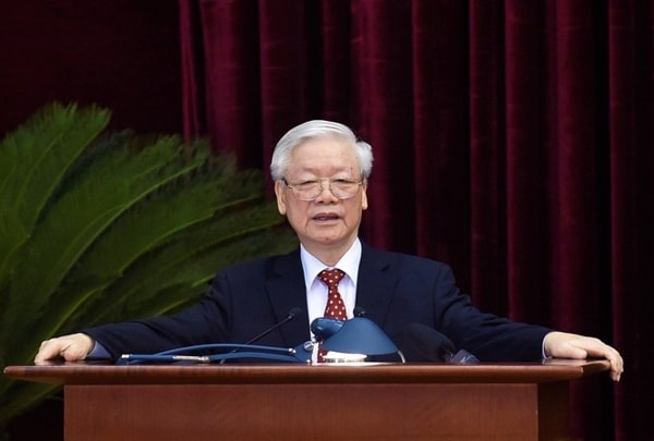 Tổng Bí thư, Chủ tịch nước Nguyễn Phú Trọng phát biểu khai mạc Hội nghị Trung ương 14