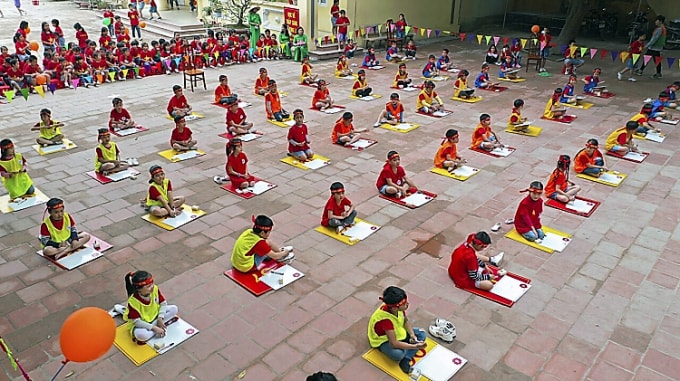 Các hoạt động của trường Tiểu học Bích Động.