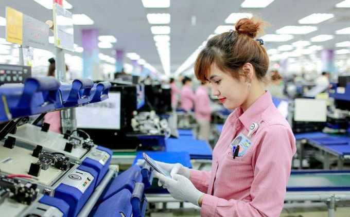 Kim ngạch xuất khẩu máy tính, điện tử và linh kiện của doanh nghiệp Việt Nam đạt hàng tỷ USD. Ảnh minh họa.