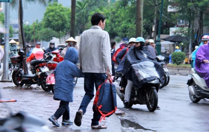Hơn 11.900 học sinh của 54 trường học tại tỉnh Lạng Sơn đã được nghỉ học tránh rét vì nhiệt độ xuống dưới 10 độ C. Ảnh minh họa.