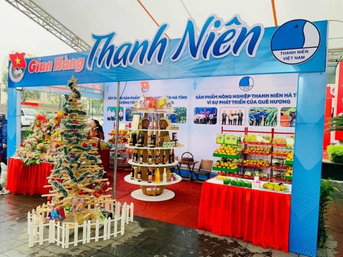 Một gian hàng Thanh niên góp mặt tại lễ hội