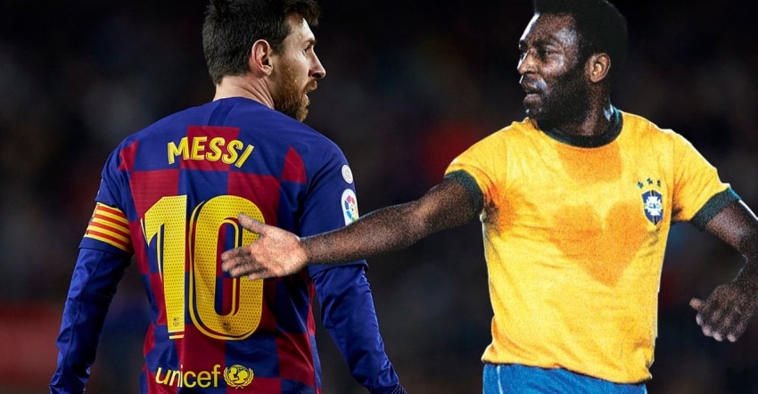 Messi chính thức cân bằng kỉ lục của Pele. Ảnh: internet