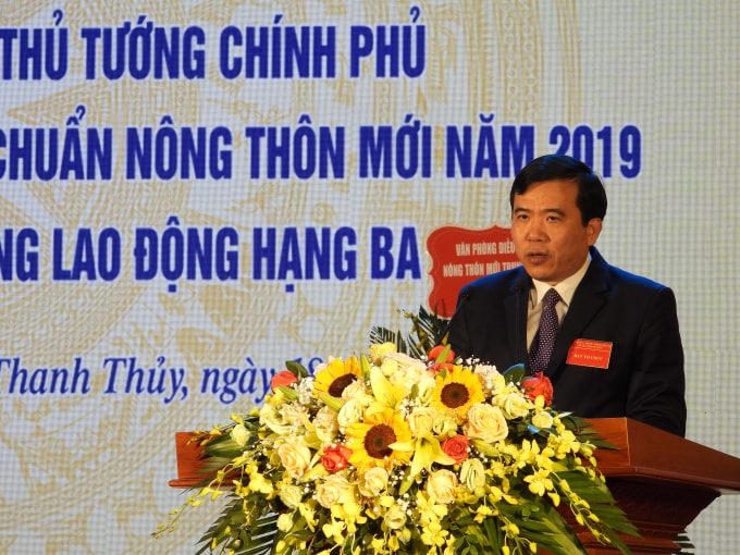 Ông Nguyễn Minh Tường, Bí thư huyện Thanh Thủy gửi lời cảm ơn sâu sắc đến lãnh đạo Nhà nước và nhân dân.