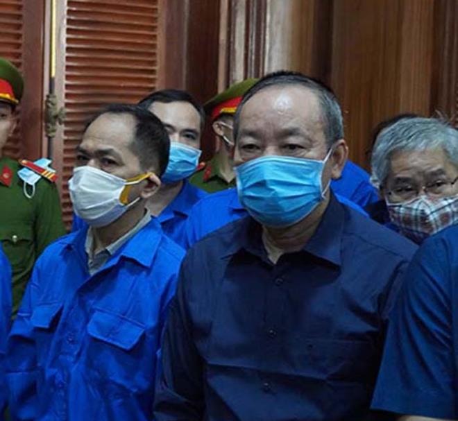 Bị cáo Nguyễn Hồng Trường (Cựu Thứ trưởng Bộ GTVT) tại phiên tòa.
