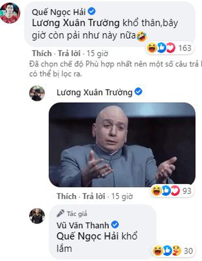 Bình luận của hội tuyển thủ về ảnh body của Văn Thanh