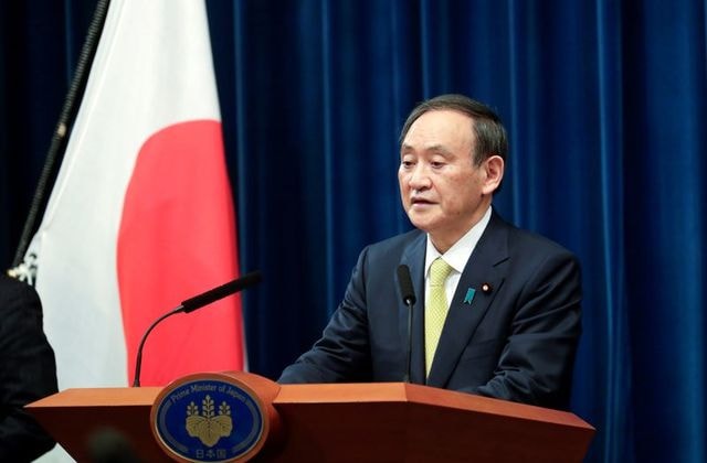 Thủ tướng Nhật Bản Yoshihide Suga. Ảnh: Reuters