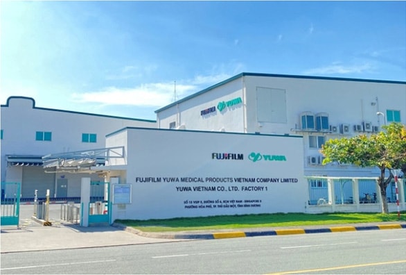 Công ty TNHH Fujifilm Yuwa Medical Products Việt Nam tại Khu công nghiệp VSIP II, tỉnh Bình Dương. Ảnh: Fujifilm