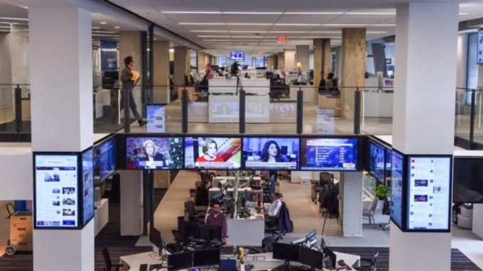 Tòa soạn báo Washington Post ở Washington. Ảnh: Washington Post / Ricky Carioti