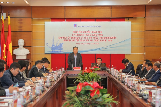 Đồng chí Nguyễn Hoàng Anh, Ủy viên Trung ương Đảng, Chủ tịch Ủy ban Quản lý vốn nhà nước tại doanh nghiệp (UBQLVNN) kết luận.