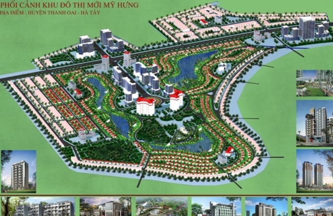 Phối cảnh dự án KĐT mới Mỹ Hưng