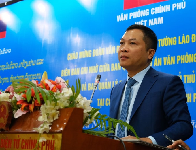 Ông Nguyễn Hồng Sâm, Tổng Giám đốc Cổng TTĐT Chính phủ, Tổng Biên tập Báo điện tử Chính phủ. - Ảnh: VGP/Hà Chính
