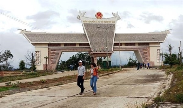 Cửa khẩu Nam Giang. Ảnh: TTXVN