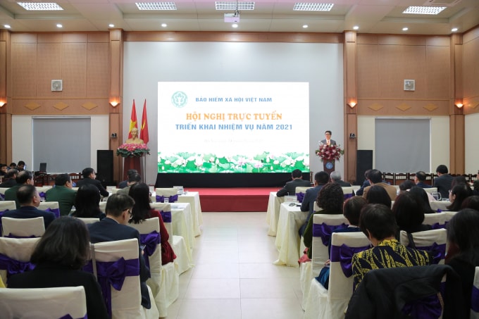 Toàn cảnh hội nghị trực tuyến.