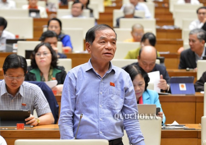 Đại biểu Lê Thanh Vân đưa vấn đề kỷ luật Hiệu trưởng Trường Tôn Đức Thắng ra trước Quốc hội (ảnh nguồn internet).