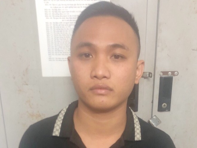 Nguyễn Đình Phương (26 tuổi, ngụ phường Hải Cảng, TP Quy Nhơn) cầm đầu nhóm thanh niên chém người tại Bệnh viện đa khoa TP.Quy Nhơn. (Ảnh: Thanhnien)