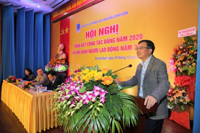 Chủ tịch HĐTV Petrovietnam Hoàng Quốc Vượng phát biểu chỉ đạo tại Hội nghị