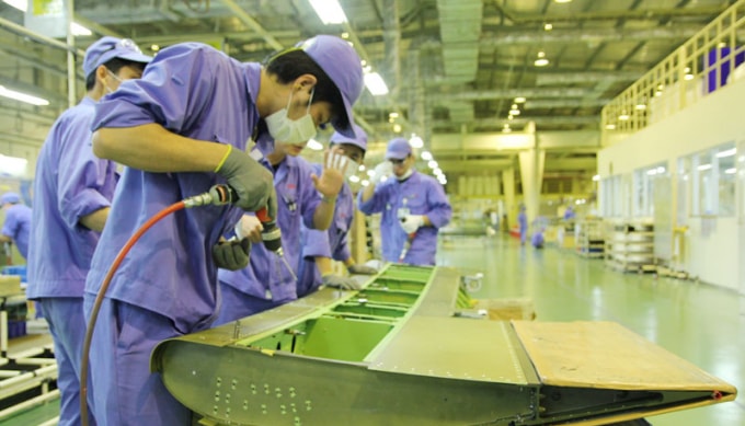 Mục tiêu đạt 6% của năm 2021 vẫn sẽ phải phụ thuộc vào xuất khẩu là chủ yếu.. Ảnh:Phạm Hùng