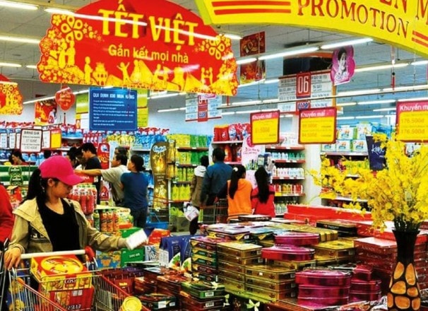Không để tình trang khan hiếm, tăng giá các mặt hàng thiết yếu Tết Nguyên đán. Ảnh minh họa.