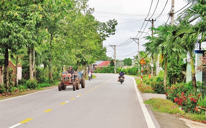 Một góc đường Cây Trôm, thôn Mỹ Khánh, xã Thái Mỹ, huyện Củ Chi. Ảnh: Báo Nhân dân