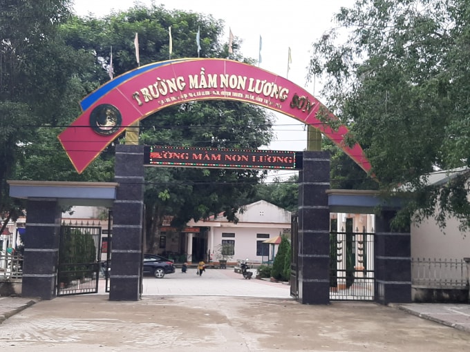 Một góc Trường Mầm non Lương Sơn.