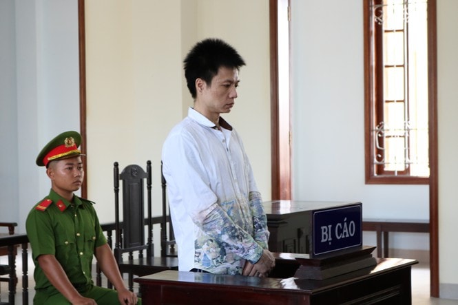 Bị cáo Sơn tại phiên tòa. Ảnh: tienphong.vn