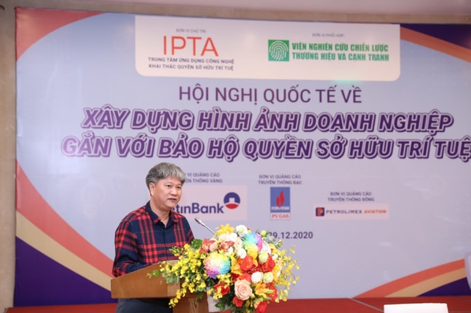 Ông Lê Ninh Giang, Giám đốc IPTA phát biểu tại hội nghị. Ảnh: T.P