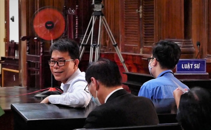 Cựu Phó Chánh án Nguyễn Hải Nam tại phiên tòa.