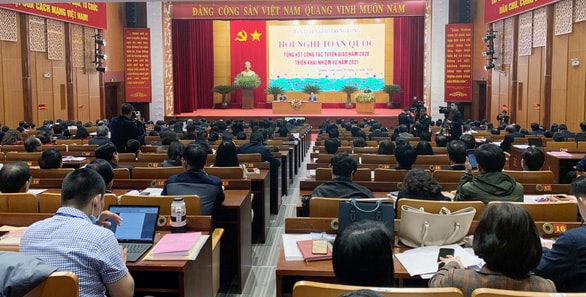 Hội nghị toàn quốc tổng kết công tác tuyên giáo năm 2020 được tổ chức tại TP Hạ Long, Quảng Ninh ngày 30/12 . Ảnh: Đức Anh