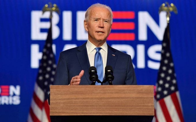 Tổng thống đắc cử Joe Biden sẽ đóng băng các