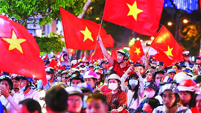 Niềm tin chiến thắng. Ảnh: Nam Anh, Báo Nhân dân