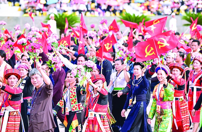 Hình ảnh tại lễ diễu binh - diễu hành mừng Tết Độc lập Kỷ niệm 70 năm Cách mạng tháng Tám và Quốc khánh 2/9/2015 (Ảnh: Chinhphu.vn)