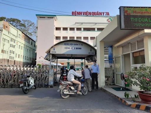 Bệnh viện Quân y 7A nơi tiếp nhận bệnh nhân. Ảnh: thuongtruong.com.vn