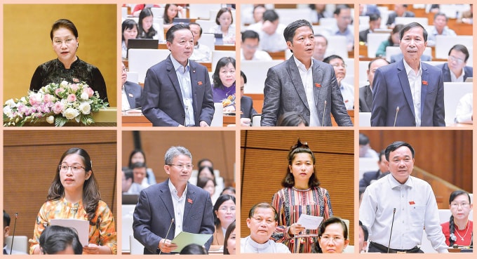 Những vấn đề nóng, những sự việc được dư luận đặc biệt quan tâm liên quan đến mọi mặt đời sống – xã hội đã được các Đại biểu Quốc hội đưa ra “mổ xẻ”, tranh luận tại nghị trường.