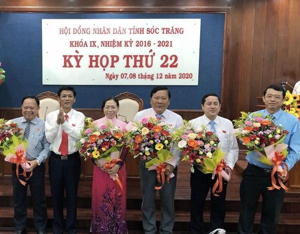 Bà Huỳnh Thị Diễm Ngọc và ông Vương Quốc Nam được HĐND tỉnh Sóc Trăng bầu giữ chức Phó Chủ tịch UBND tỉnh, ngày 8/12/2020