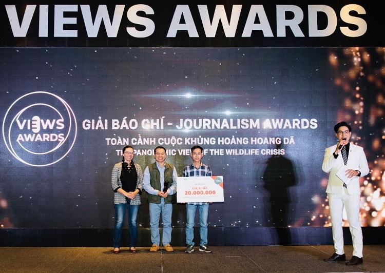 Ban tổ chức Giải thưởng Views Awards 2020 đã trao giải nhất ở hạn mục giải Báo chí. Ảnh: Hoàng Tuyết