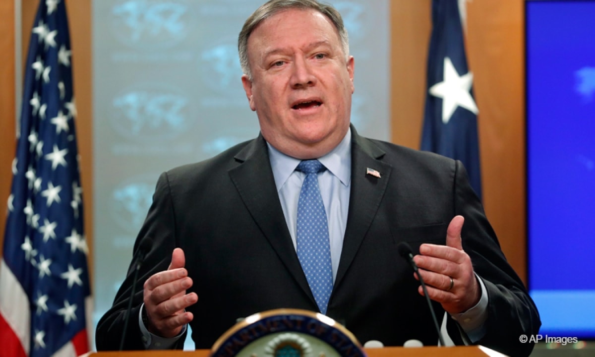 Ngoại trưởng Mỹ Mike Pompeo. Ảnh: TL