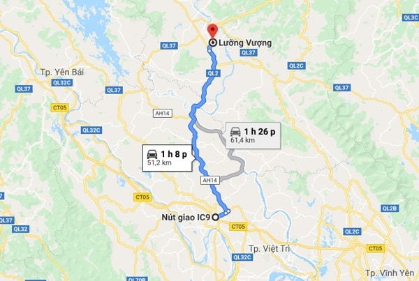 Tuyến cao tốc Tuyên Quang - Phú Thọ dài khoảng 40 km