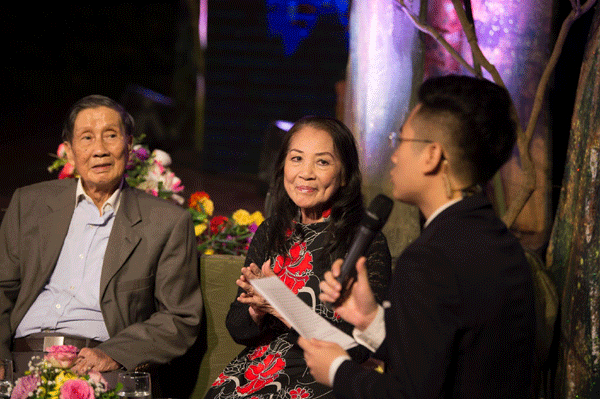 Nhạc sĩ Phạm Tuyên và ca sỹ Tuyết Thanh tại Chương trình giao lưu Nghệ thuật kỷ niệm 40 năm cuộc chiến đấu bảo vệ biên giới phía Bắc do Đài Tiếng nói Việt Nam tổ chức năm 2019.