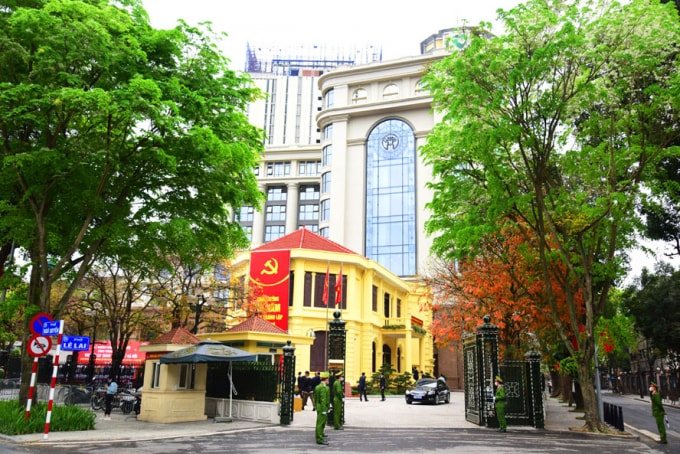 Trụ sở Thành ủy Hà Nội.