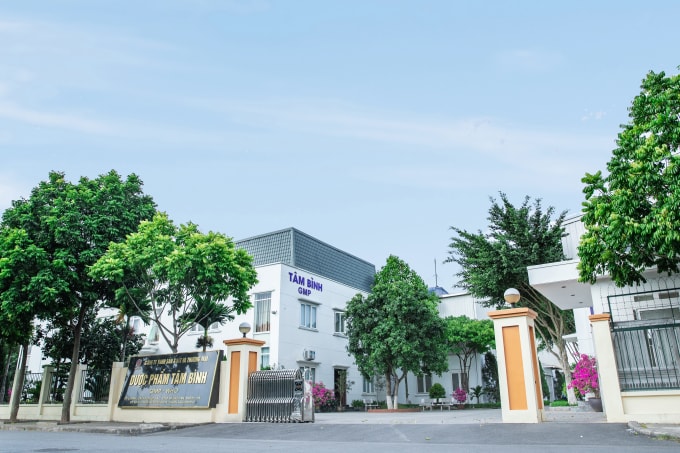 Nhà máy Dược phẩm Tâm Bình đạt chuẩn GMP.