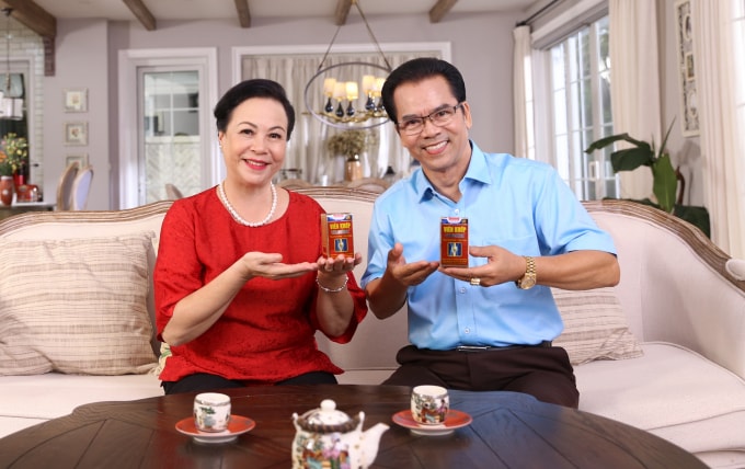 NSND Trần Nhượng và NSƯT Thanh Quý tin tưởng sử dụng Viên khớp Tâm Bình.