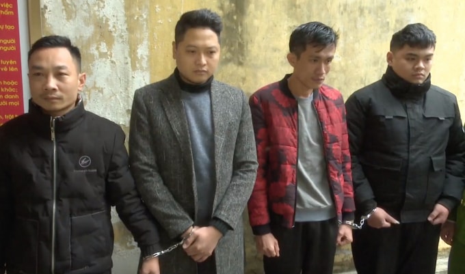 4 đối tượng trong vụ án