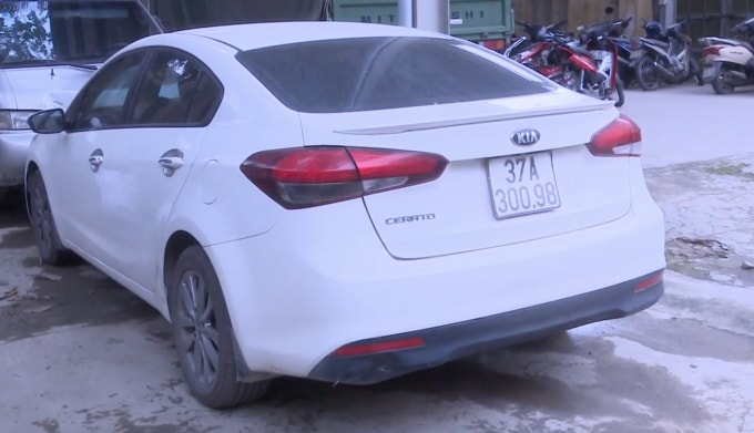 Các đối tượng đã trộm chiếc xe ô tô nhãn hiệu KIA Cerato, BKS 37A - 300.98 mang đi tiêu thụ